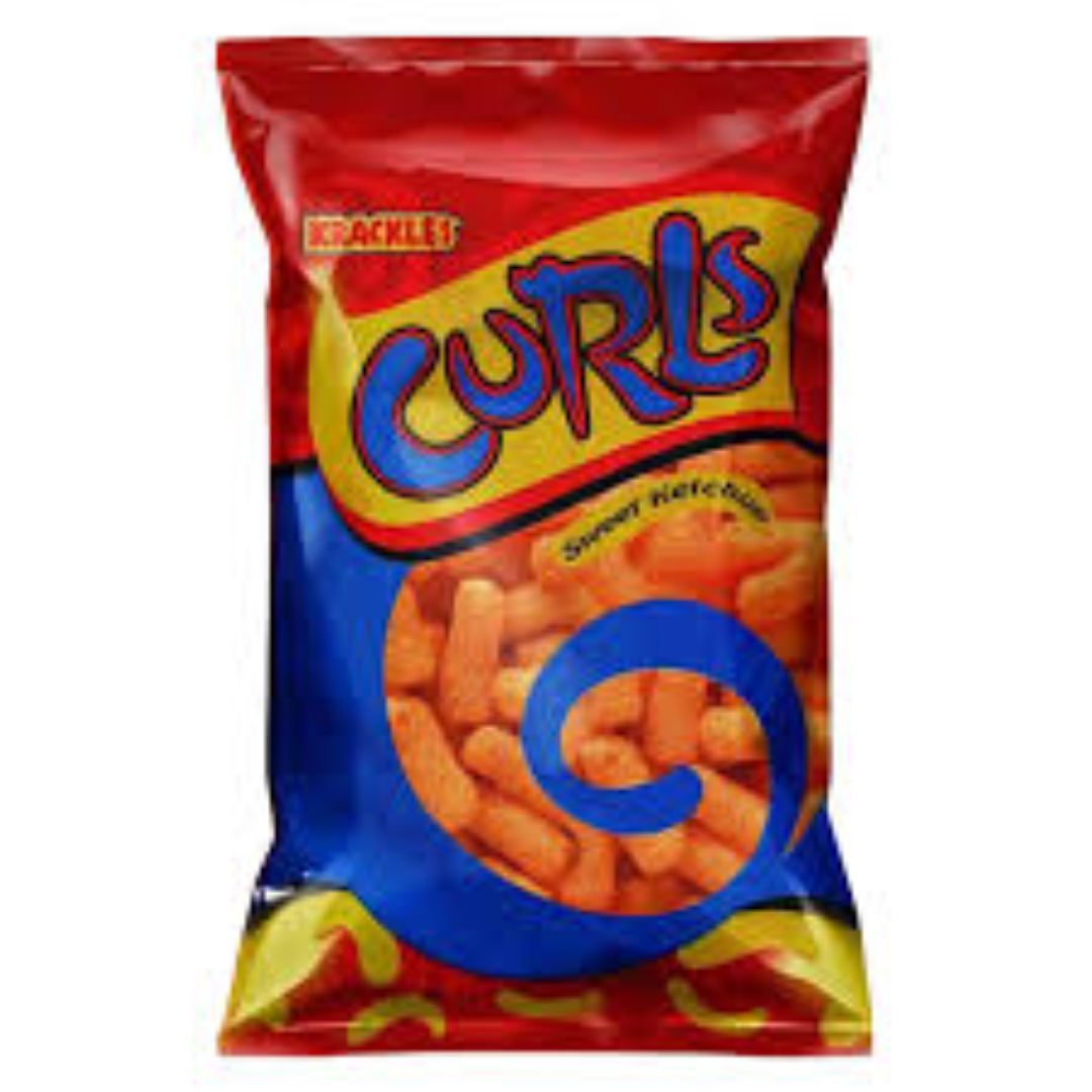 KRACKLES CURLS SWEET KETCHUP15G